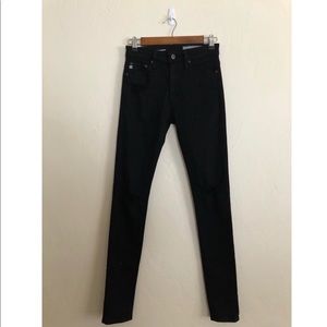 AG Adriano Goldschmied Black Farrah Skinny Jeans Size 24 NWOT